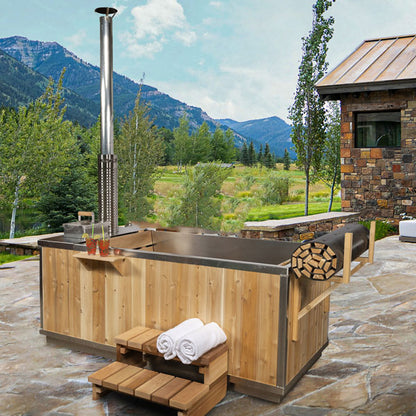 The Starlight Wood Burning Hot Tub - Leisure Craft CT372W