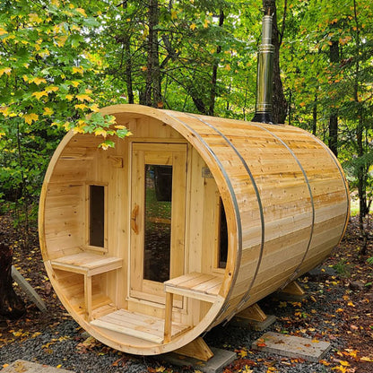 CT Tranquility Barrel Sauna - Leisure Craft CTC2345W