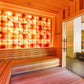 Himalayan Salt Interior Pre-Cut Sauna Room Kits by Scandia